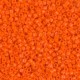 DBM0722  Orange Opaque, Size 10/0  Miyuki Delica Beads, Colour 722 - 50g Bag