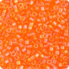 DBM0151 Light Orange Transparent AB, Size 10/0  Miyuki Delica Beads, Colour code...