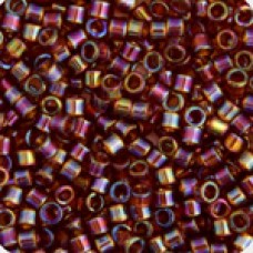 DBM0170 Amber Transparent AB, Size 10/0  Miyuki Delica Beads, Colour code -170 -...