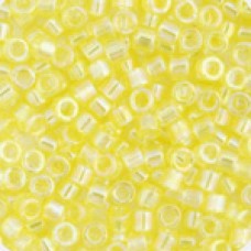 DBM0171 Yellow Transparent AB, Size 10/0  Miyuki Delica Beads, Colour code -171 ...