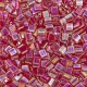 Tila Beads Red Transparent AB 5.2gm pack - 0254