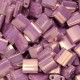 Bulk Bag Tila Beads Amethyst Opaque Ceylon 50g - 1867