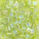 Chartreuse Transparent AB Colour 0258 Miyuki Tila Bead, 5.2g approx.