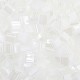 White Opaque Luster Colour 511  Miyuki Tila Bead 50g bag