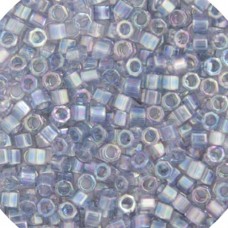 DBMC0111  Light Grey Transparent AB  Luster 10/0 Cut Miyuki Delica Beads Colour ...