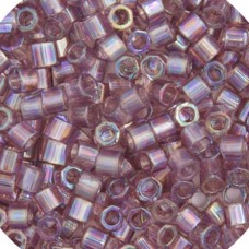 DBMC0173  Lilac Transparent AB 10/0 Cut Miyuki Delica Beads Colour Code 0173,  5...