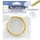 20 Gauge Fancy Round German Style Wire, 3M, Non-Tarnish Brass