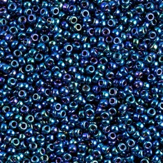 Metallic Indigo Iris Miyuki 8/0 Seed Beads, 250g, Colour 0467 Metallic Indigo Iris Miyuki 8/0 Seed Beads, 250g, Colour 0467