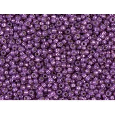 Silver Lined Dark Lilac Duracoat, Colour 4248, Miyuki 8/0, 250g approx. Silver Lined Dark Lilac Duracoat, Colour 4248, Miyuki 8/0, 250g approx.