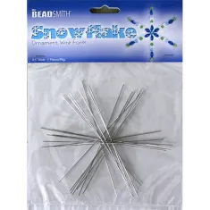 4.5 inch Wire Snowflake, 7 pieces 4.5 inch Wire Snowflake, 7 pieces